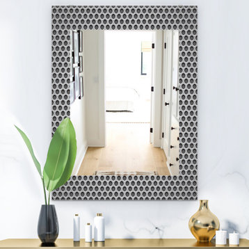 Designart Scandinavian 21 Modern Frameless Wall Mirror, 28x40