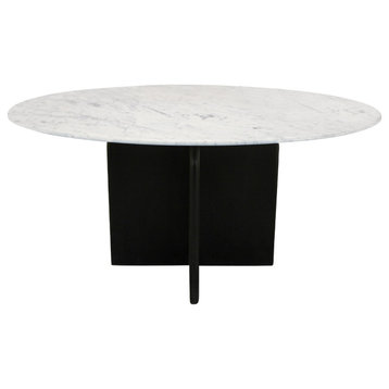 Terra 60" Marble Top Round Dining Table