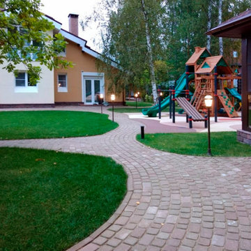 Ландшафтный дизайн участка 30 соток с лесной зоной