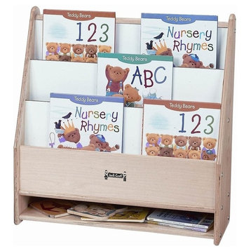 Toddler Pick-a-Book Stand, 24wx9dx25h, Birch