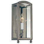 Hudson Valley Lighting - Millbrook, One Light Wall Sconce, Historic Nickel Finish, Clear Glass Shade - Metal arches and ultra-clear glass panes draw inspiration from the distinct architecture of England's venerable universities. Millbrook's handsome historic design brings to mind the wingback chairs, wood panel walls, and leather-bound volumes of a sumptuous library.