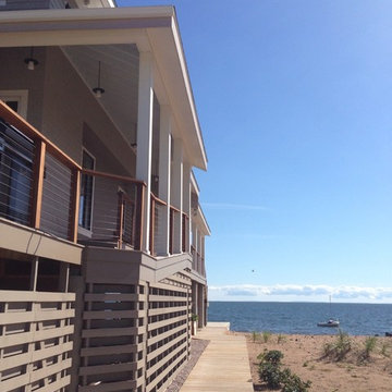 CONNECTICUT BEACH HOUSE Design Award Winner-CT Cottages & Gardens Magazine