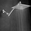 Aquagenix® Razor 9" Rainfall Square Showerhead with 15" Arch Arm