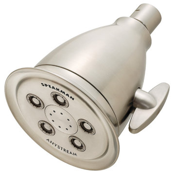 Anystream Hotel 2.0 GPM Showerhead, Brushed Nickel