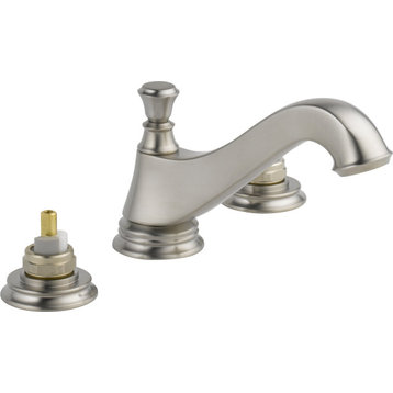 Delta 3595LF-MPU-LHP Cassidy Widespread Bathroom Faucet - Brilliance Stainless