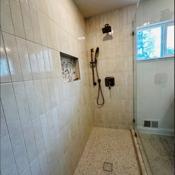 Coastal Grandmillenial Glam Bathroom