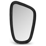 Meridian Furniture - Auberge Mirror, Black, Ellipse Shape - Add dimensional appeal and remarkable style to your room with this Auberge black mirror. Featuring an antique black finish and an aluminum metal frame, its contemporary design seamlessly blends sophistication with durability. Perfect for creating a focal point in any space, this mirror not only reflects light but also enhances your room's ambiance with its timeless elegance. Whether placed in a hallway, living room, or bedroom, it exudes a sense of modern charm and artistic flair, elevating your decor with understated luxury.