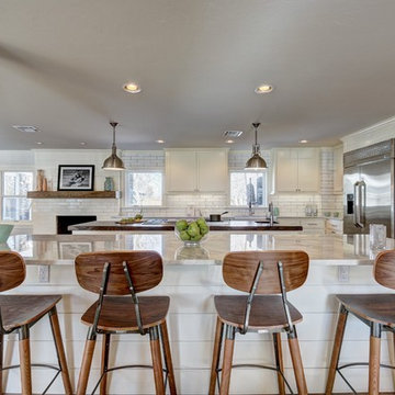 Industrial farmhouse style meets a Nichols Hills ranch