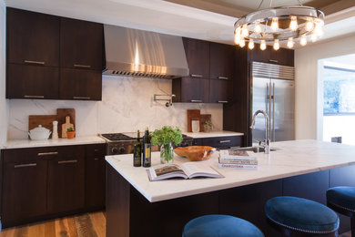 Elegant kitchen photo in DC Metro