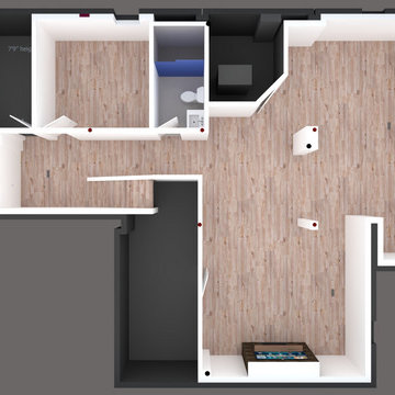 3D Design of the whole space.