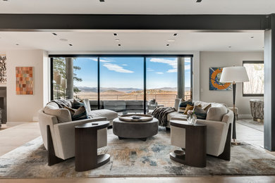Example of a minimalist living room design