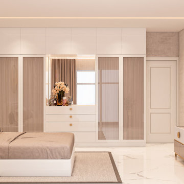 Master Bedroom | Prestige Shantiniketan | Contemporary | Artis Interiorz | Banga