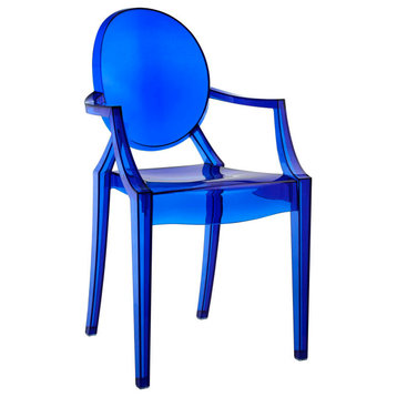 Casper Dining Armchair, Blue