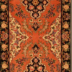 Persian Tabriz runner 2'11 X 13'3 - Area Rugs