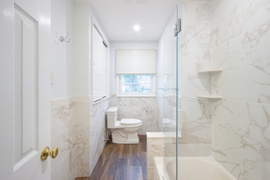 Inspiration for a contemporary bathroom remodel in Philadelphia
