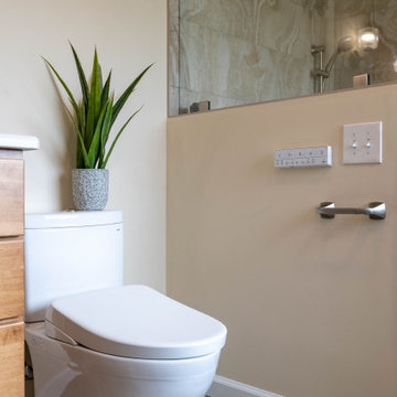 Woodwork master bathroom
