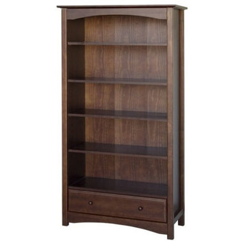 DaVinci Universal MDB 5 Adjustable Wood Shelf Bookcase in Espresso