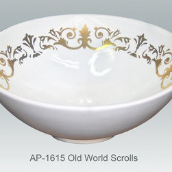 Hand Painted Vessels Sinks by Atlantis - Bathroom Sinks
