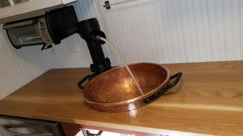 Custom copper sink and faucet
