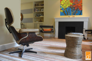 Inspiration for a transitional living room remodel in Toronto