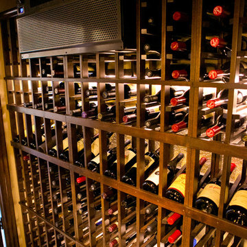 Under the stairway wine cellar