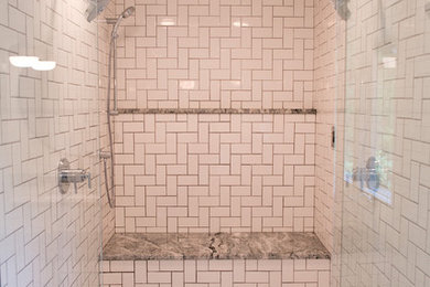 Inspiration for a country bathroom remodel in Seattle