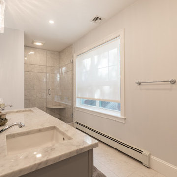 Melrose Primary Bathroom with Marble Shower