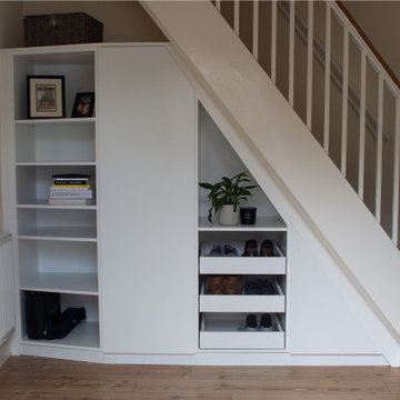 White Under Stairs Storage - Cheshire