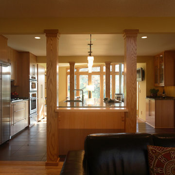 Opening up the Living Room and Kitchen