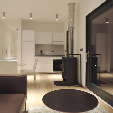 Interno - cucina e zona pranzo