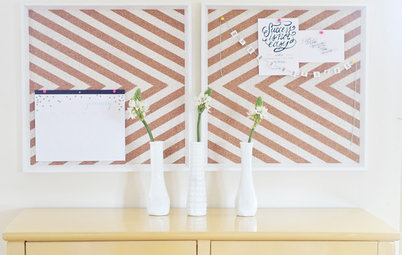 Get Organized: Make Your Own Stylish Corkboard