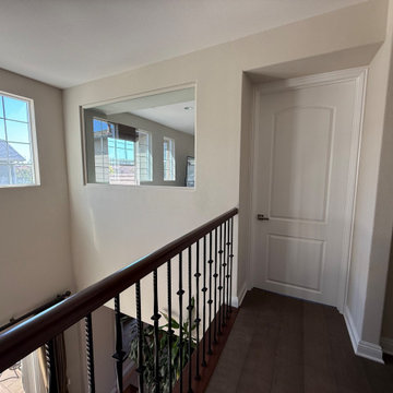 Enclosed Study Room Conversion with Custom Door and Glass Panel in Irvine