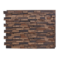 147-36-EVEREST DEEP SLATE STACKED WALL PANEL - 36"H - Wall Panels