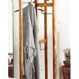 Roost Recycled Teak Display Stand **Next Day Shipping - SKU: F367 - Blanket And Quilt Racks