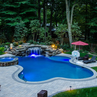 Pools with Natural Waterfalls