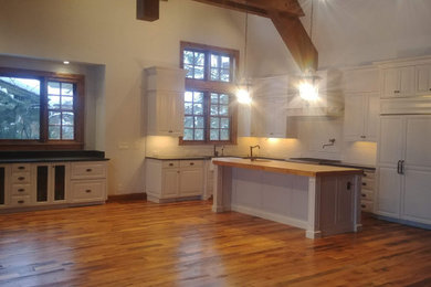 Inspiration for a rustic home design remodel in Seattle