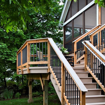 Screened Porch with Pressure Treated Deck