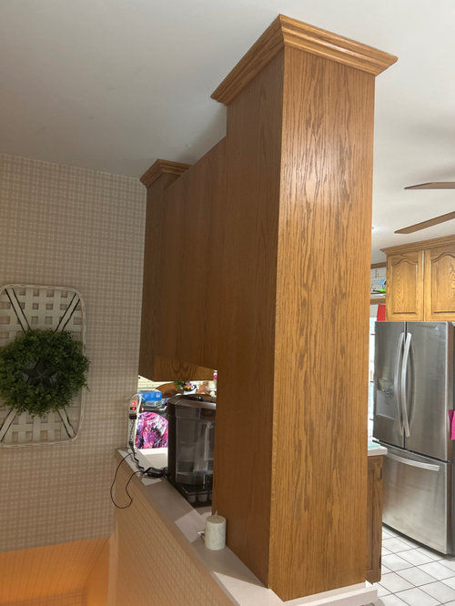 How to replace countertop when sits on it