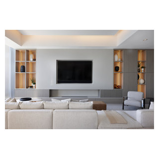 Turnberry PH - Living Room - Miami - by PHL & SERVICES