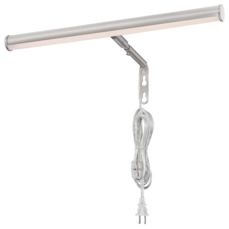 Westinghouse 7501000 15"W LED Plug-In Picture Light - Brushed Nickel