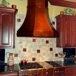 Copper Range Hood #36 style A - Range Hoods And Vents
