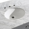 Stafford Traditional Gray Bathroom Vanity With Single Sink, 48"