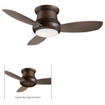 Minka Aire - Minka Aire F519L-ORB Concept II, LED 52" Ceiling Fan, Oil Rubbed Bronze - Bulb Included: Yes
