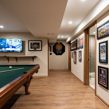 All Fun & Games – Orland Park Basement Retreat