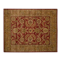 Jaipur Burgundy Area Rug, 7'9" x 9'9" - Area Rugs