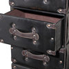Traditional Brown Wood Chest 66862