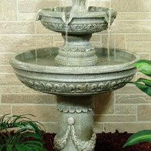 Outdoor fountains