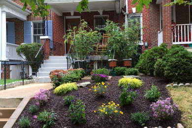 This is an example of a traditional landscaping in Orange County.