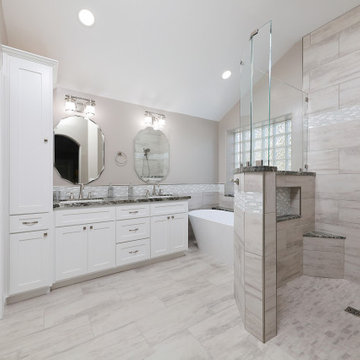 Martinsville Curb-less Shower and Bathroom Remodel