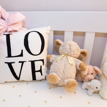 Modern Boho Glam Nursery
